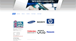 Desktop Screenshot of infoservicanarias.com