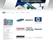 Tablet Screenshot of infoservicanarias.com